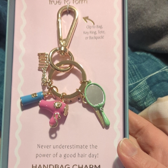 True to Form Gold Handbag Charm - Picture 2 of 2